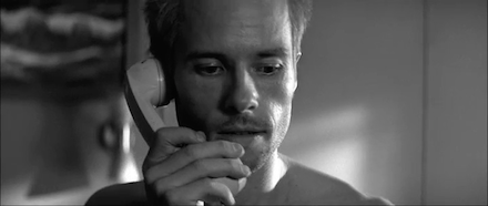 A clock is noticeably ticking in this scene